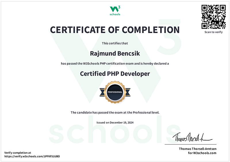 PHP vizsga